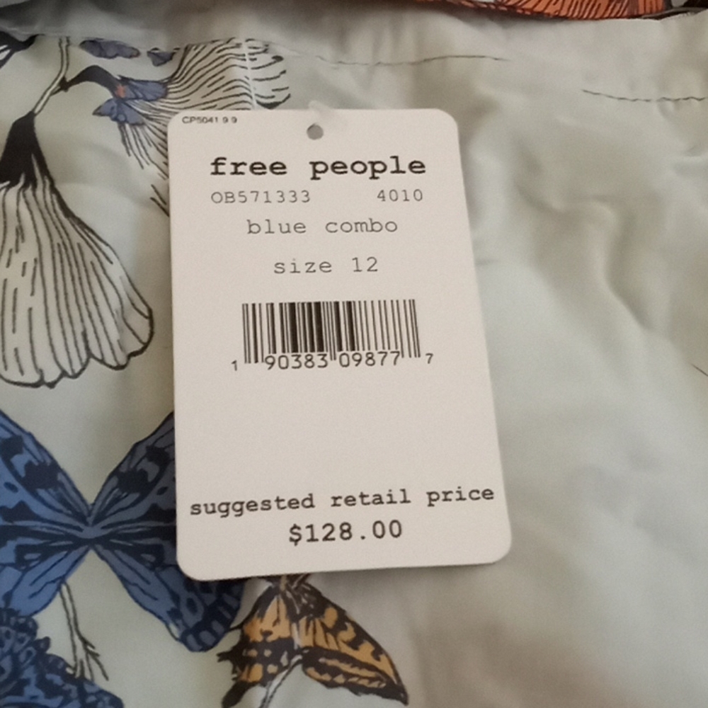 Free people butterfly wrap skirt